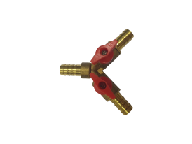 Кран-тройник на шланг 10 мм