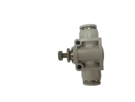 Кран игольчатый пластик12х8 белый