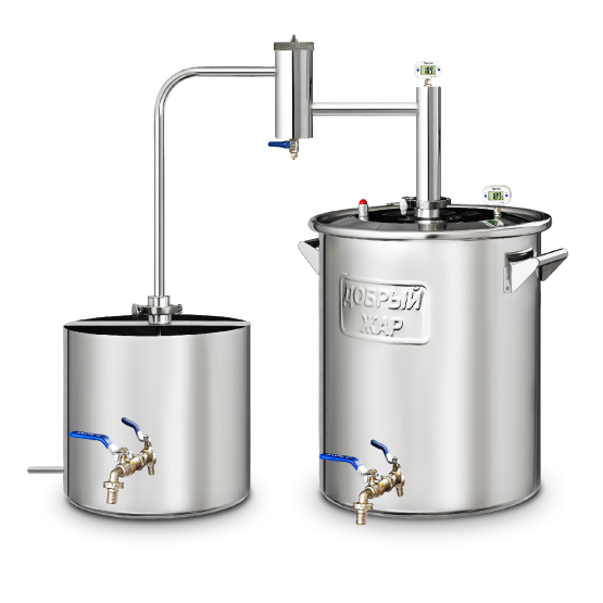 Дистиллятор Феникс Дачный с одним разборным сухопарником, 40 литров