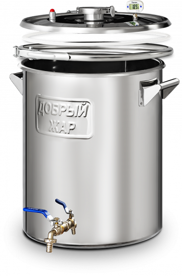 Дистиллятор Феникс Дачный с одним разборным сухопарником, 40 литров