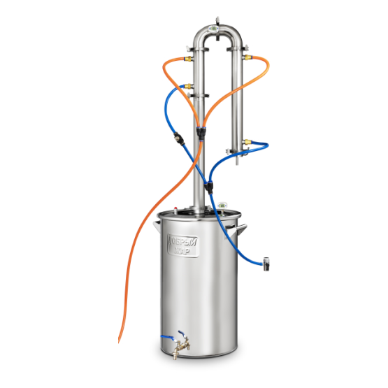 Дистиллятор Абсолют 7 трубок с узлом отбора 60 литров