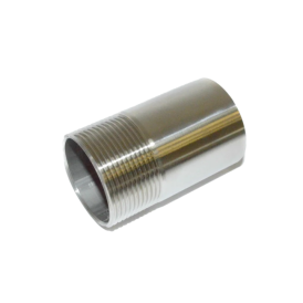 Ниппель приварной 1/4 мама, длина 25 мм.