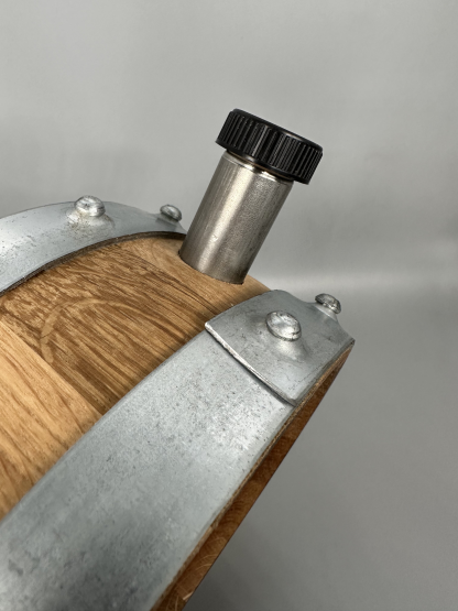 Бочка-фляга со стеклом 1л