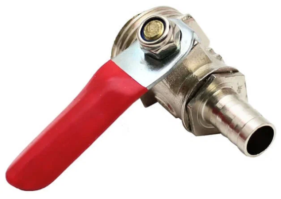 Кран сливной 1/2 наруж - переходник 8 мм