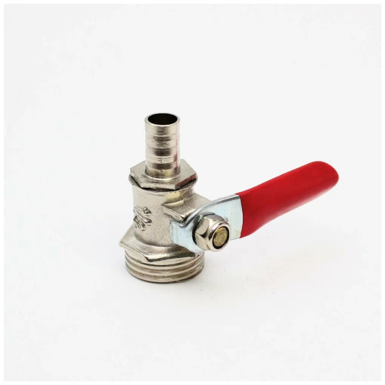 Кран сливной 1/2 наруж - переходник 8 мм