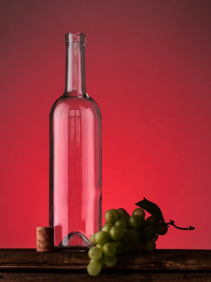 Винная бутылка Бордо, 0,75  (оливковое стекло)