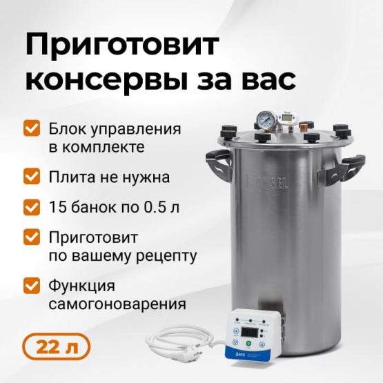 Электрический автоклав Fansel 3, 22 л