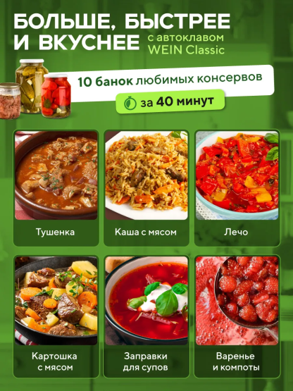 Автоклав Wein Classic 14л