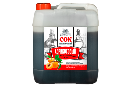 Концентрированный сок Домашняя Мануфактура "Абрикосовый", 5 кг