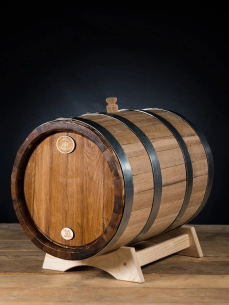 Бочка дубовая французский дуб 37л (перерез из-под портвейна)