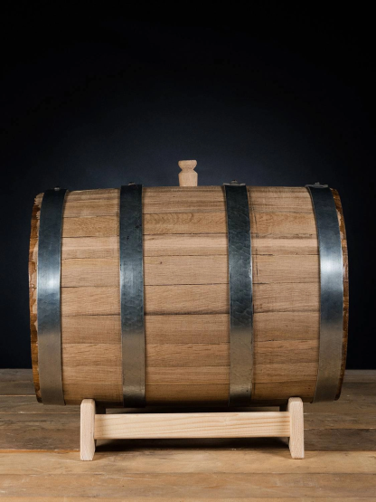 Бочка дубовая французский дуб 37л (перерез из-под портвейна)