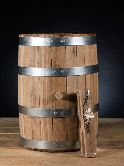 Бочка дубовая французский дуб 37л (перерез из-под портвейна)