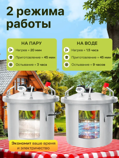 Автоклав Булат 15л с ТЭН