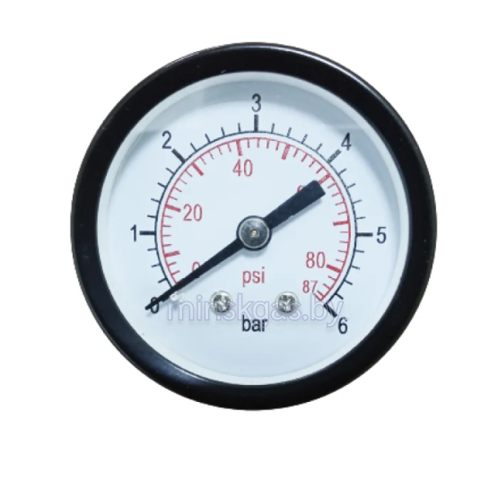Манометр аксиальный ф40мм 6bar резьба 1/4