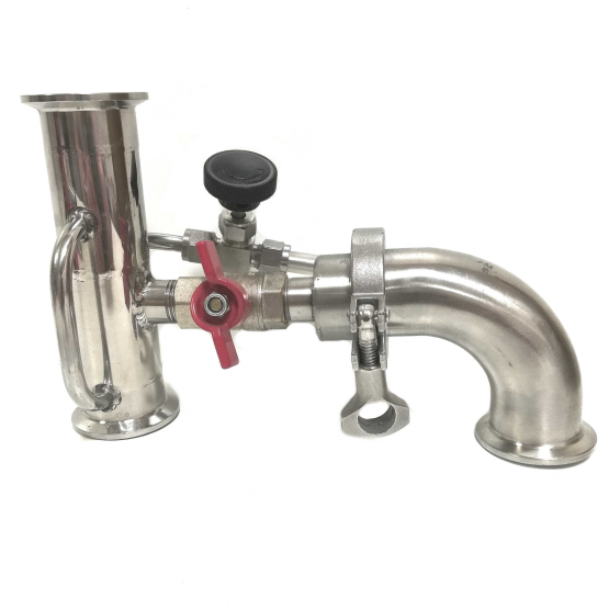 Узел отбора универсальный по пару и жидкости DN1.5 с ниппелем НП8