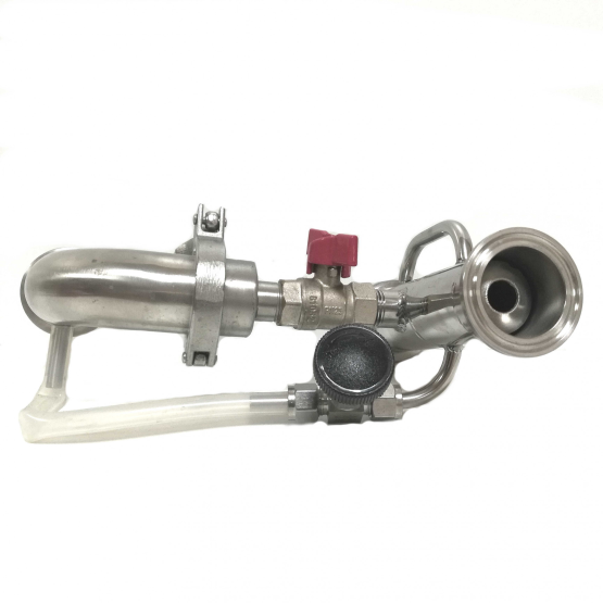 Узел отбора универсальный по пару и жидкости DN1.5 с ниппелем НП8