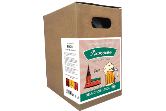 Зерновой набор Beervingem светлое "Рижское импортное" на 20 л пива