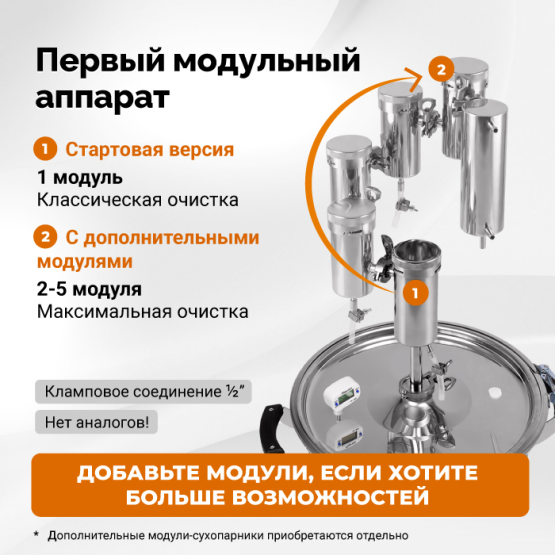 Самогонный аппарат Дымка 3.0, 20 л