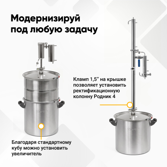 Самогонный аппарат Дымка 3.0, 37 л