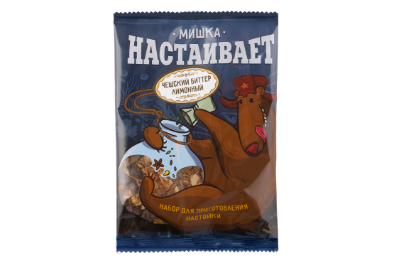 Набор Мишка настаивает для приготовления напитка "Чешский биттер лимонный", 18 г