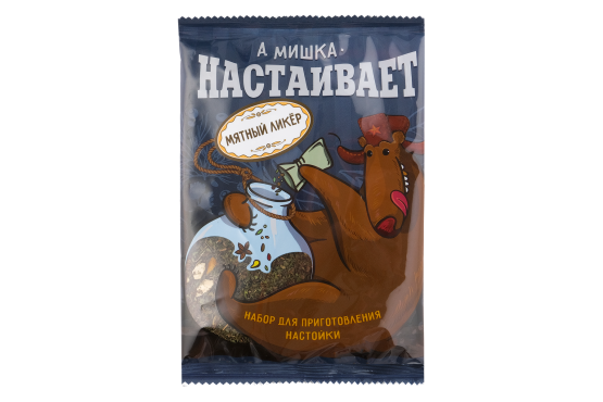Набор Мишка настаивает для приготовления напитка "Мятный ликёр", 17 г